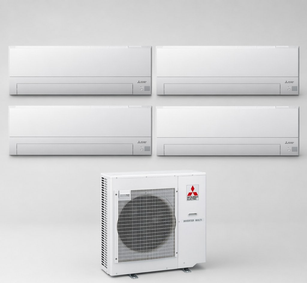 Mitsubishi Electric MSZ-BT Quadri Split 7+7+7+7